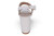 WHITE PU PUFFY SANDAL HEEL