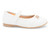 TODD WHT PU ORNMNT STRAP FLAT