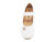 TODD WHT PU ORNMNT STRAP FLAT