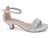 GIRL SILVER STONE SANDAL