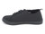 LADIES BLK CANVAS LACE UP