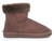 BROWN FOX FUR FOLD SHORT BOOT