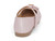 TODD PINK PEARL BOW STRAP FLAT