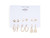 6 PC EARRING SET