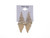 1 PC CZ GOLD MESH EARRINGS
