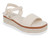 IVRY PU PLATFROM STRAW SANDAL