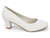 WHITE PU WW PLAIN PUMP