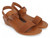 TAN PU COMFORT WEDGE SANDAL