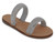 SILVER BLING FLAT SANDAL
