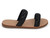 BLACK BLING FLAT SANDAL