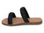 BLACK BLING FLAT SANDAL