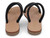 BLACK BLING FLAT SANDAL