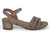 GIRL GOLD TRPL STRP HEEL SNDL