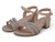 GIRL GOLD TRPL STRP HEEL SNDL
