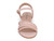 GIRL BLUSH STONE STRP SANDAL