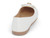 GIRLS WHT PEARL BOW FLAT