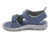 4-10 NVY HARDSOLE  MESH SANDAL
