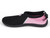 LADIES BLK/PINK AQUA SOCK