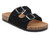 BLK NB 2 STRAP SLIDE SANDAL