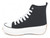 BLK CANVAS HIGHTOP PLTFRM SNKR