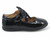 GIRLS BLK PAT BOW STRP MARYJAN