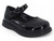 TODD BLK PAT GLTR FLWR SHOE