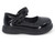 TODD BLK PAT GLTR FLWR SHOE