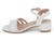 GIRL WHITE STONE STRAP SANDAL