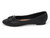 BLK VGN LTHR LUX BALLERINA