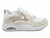WOMEN BEIGE/GLD BUBB SNKR