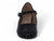 GIRLS BLK PAT ORNMT PUMP