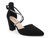 BLK FX SUEDE GEM WRAP PUMP