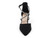 BLK FX SUEDE GEM WRAP PUMP