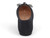 girls black bow flat