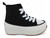 GIRL BLK CANVAS HIGHTOP SNKR