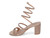 ROSE GOLD GEM SPIRAL HEEL