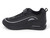 boys black bubble sneaker