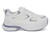 LADIES WHT/BLU PLATFORM SNKR