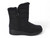 BLK FURLINED NYLON BOOTIE