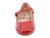 GIRL RED PAT HEART ORN HEEL