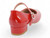 GIRL RED PAT HEART ORN HEEL