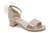 GIRL CHAMPAGNE BOW BACK HEEL