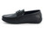 BB BLACK BUCKLE MOC SLIP ON