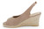 TAUPE FX SUEDE PEEP TOE ESPDLL