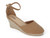 TAN FX SUEDE ESPADRILLE WEDGE