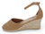 TAN FX SUEDE ESPADRILLE WEDGE
