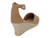 TAN FX SUEDE ESPADRILLE WEDGE