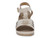 IVORY VGN LTHR FLRL CMFT WEDGE