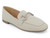 BEIGE FX SD BCKLE LOAFER