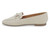 BEIGE FX SD BCKLE LOAFER